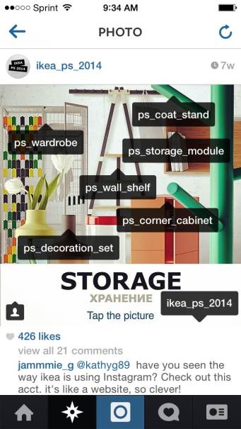 IKEA Instagram account